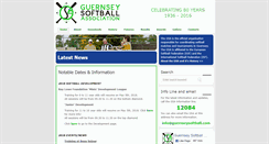 Desktop Screenshot of guernseysoftball.com